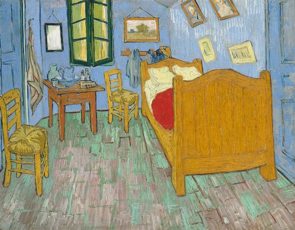 نقاشی اتاق خواب ون گوگ اثر ونسان ون گوگ