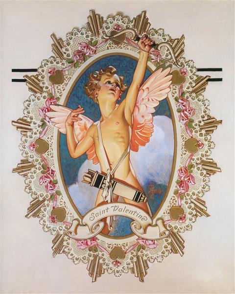 سنت ولنتاین نقاشی اثر جوزف کریستین لیندکر