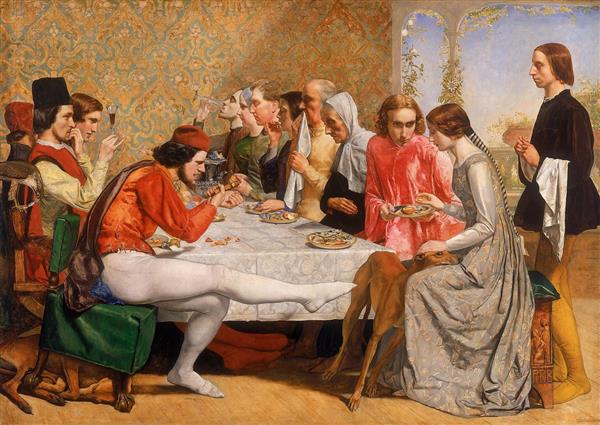 لورنزو و ایزابلا نقاشی اثر جان اورت میلت