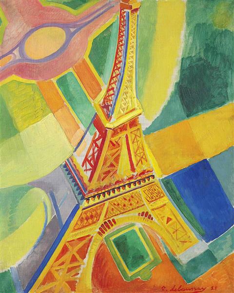 نقاشی برج ایفل اثر رابرت دلونی
