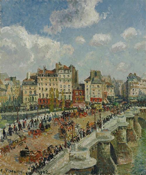 نقاشی پونت نوف پاریس اثر کامیل پیسارو
