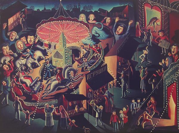 سرزمین شادی نقاشی اثر والتر استیس