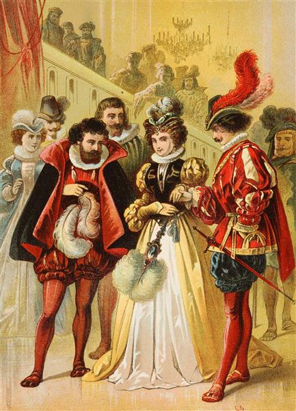 نقاشی ازدواج سیندرلا با شاهزاده اثر کارل آفاردینگر