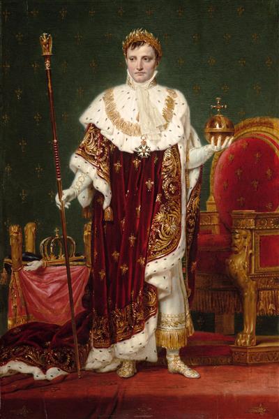 نقاشی امپراتور ناپلئون یکم اثر ژاک لویی داوید