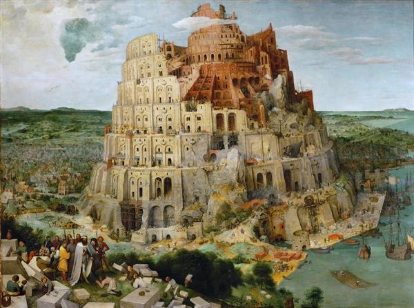 نقاشی برج بابل اثر پیتر بروگل بزرگتر
