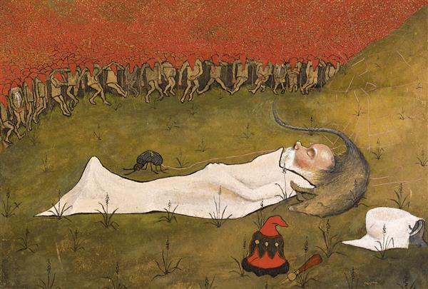 نقاشی سلطان خواب گوابلین اثر هوگو سیمبرگ