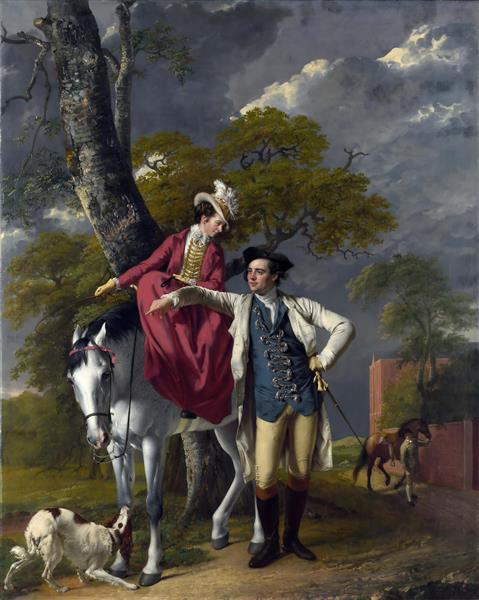 تابلو دکوراتیو نقاشی کلاسیک اروپایی با تم اسب و طبیعت برای دکوراسیون داخلی رستوران‌ها و تالارهای پذیرایی