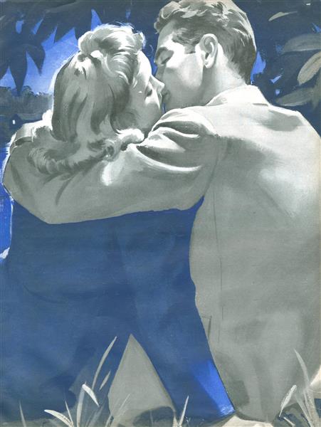 نقاشی بوسه اثر آرتور سارون سارنوف