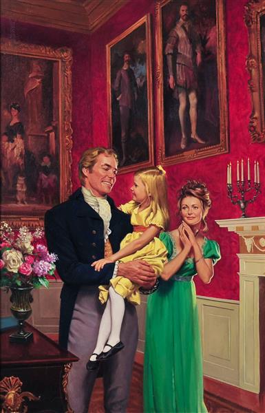 نقاشی خانواده خوشبخت اثر رابرت لی بران