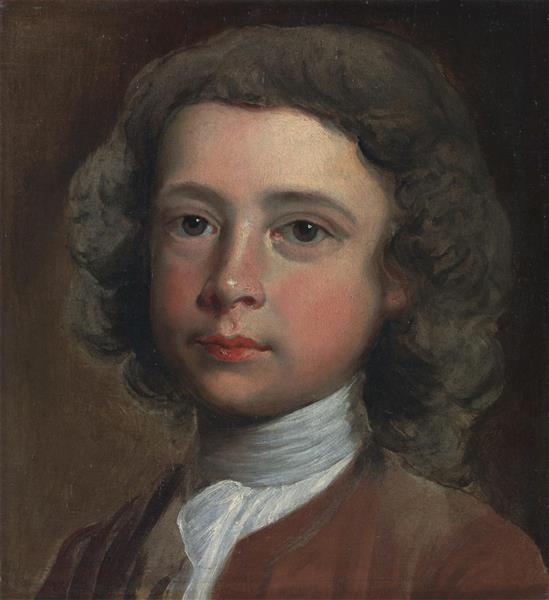 نقاشی سر یک پسر جوان نوشته جوزف هایمور