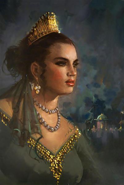 شاهزاده خانم نقاشی اثر رمزی تاسکیران