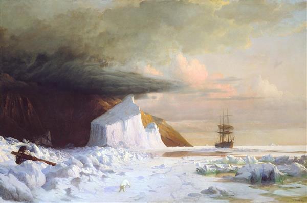 نقاشی تابستان قطب شمال اثر ویلیام برادفورد