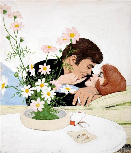 بوسه نقاشی اثر آرتور سارون سارنوف