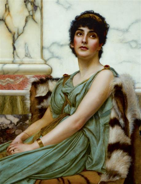 نقاشی زیبای کلاسیک اثر جان ویلیام گادوارد