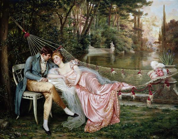 نقاشی رابطه مخفی اثر جوزف فردریک چارلز سولاکروا