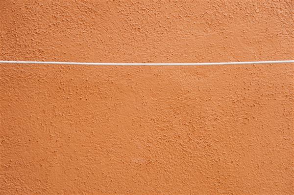دیوار نارنجی گرانج با طناب