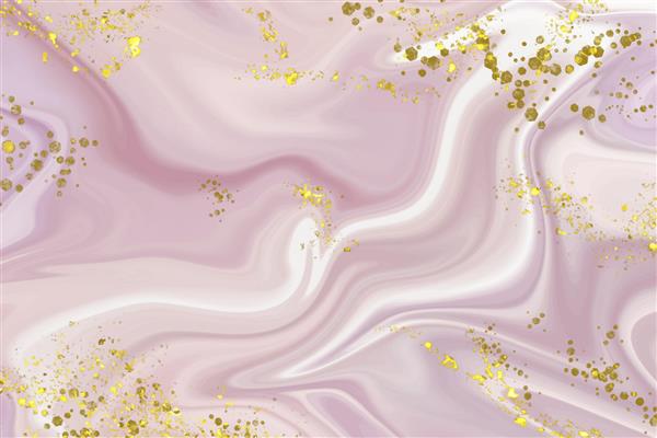 پس زمینه مرمر مایع واقعی با طلا