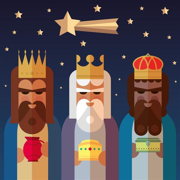 سه پادشاه مشرق زمین تصویر مردان خردمند