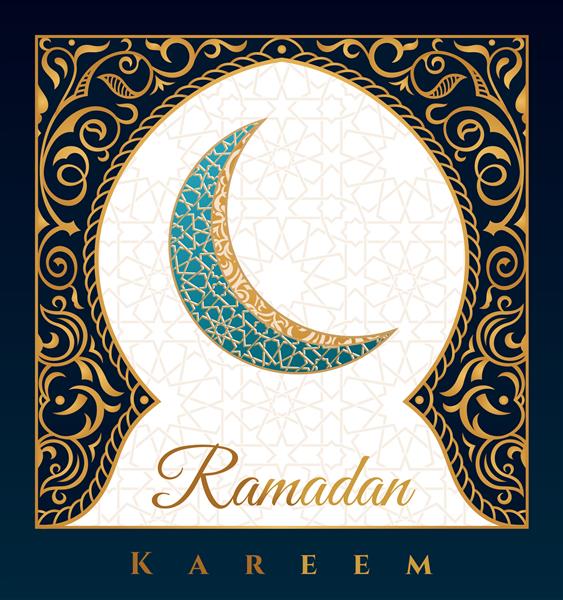 پس زمینه تبریک ماه مبارک رمضان کریم