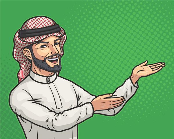 مرد عرب چیزی نشان می دهد