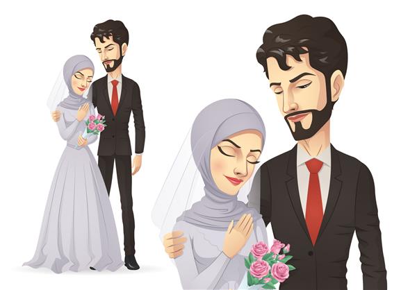 زوج عروسی مسلمان