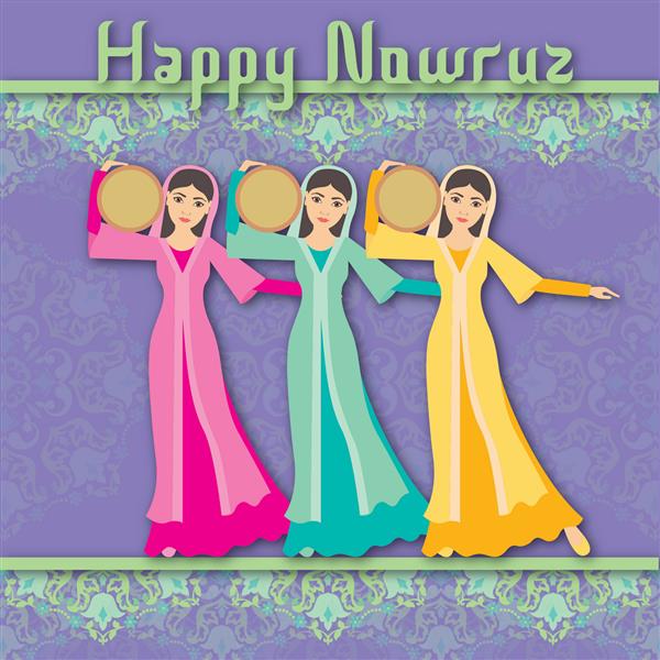 رقصندگان ایرانی سال نو را جشن می گیرند عيد نوروز