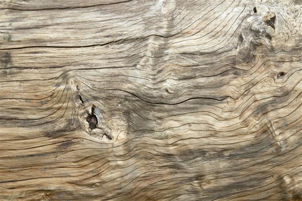 سطح چوبی قدیمی با الگوی طبیعی