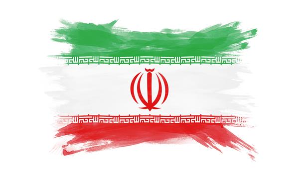 قلم مو پرچم ایران پرچم ملی در زمینه سفید