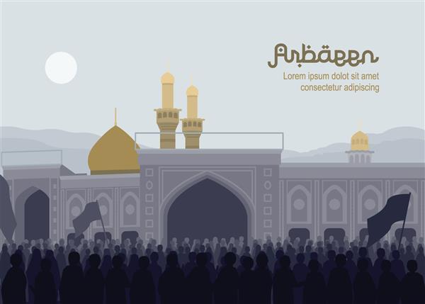 اربعین اربعین تصویر پیاده روی زائران به سمت حرم امام حسین بن علی در کربلای عراق