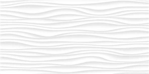 بافت خط سفید الگوی انتزاعی خاکستری موجی موجی طبیعت هندسی مدرن در زمینه سفید برای طراحی سه بعدی دیوار داخلی وکتور