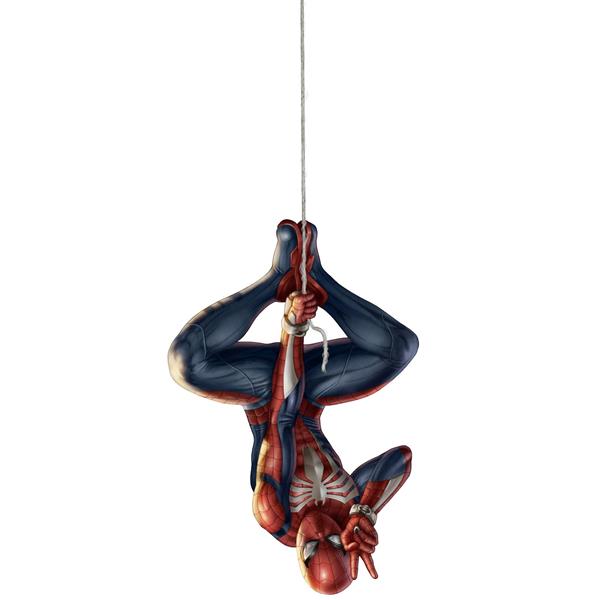 کاراکتر مرد عنکبوتی با تار نقاشی دیجیتال