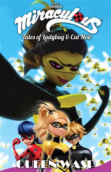 ملکه زنبور با دختر کفشدوزکی و گربه سیاه