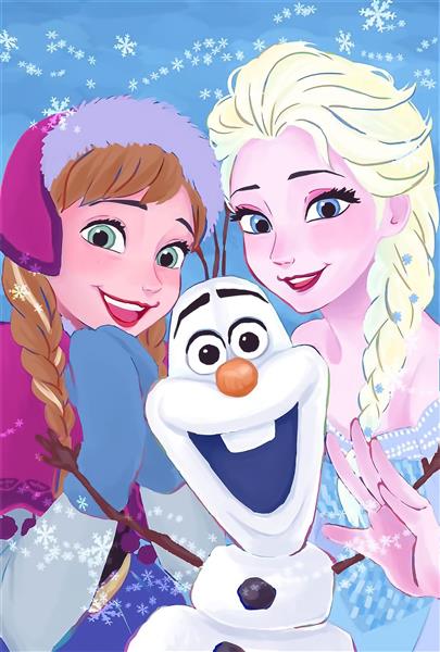  عکس السا و آنا ۱۰۰۰