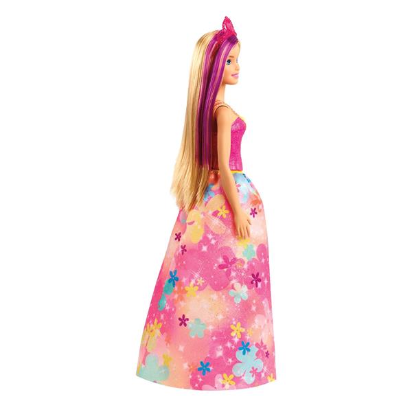 عروسک باربی زیبا با لباس و موی بلند