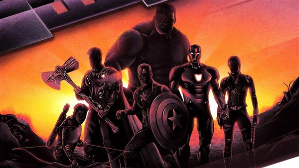کاپیتان آمریکا و سایر سوپر قهرمانان در انتقامجویان