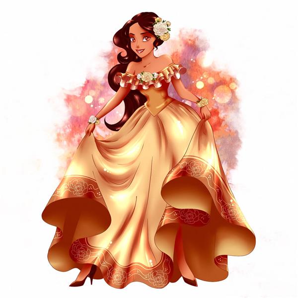 پوستر یاسمین در لباسی زیبا و شیک