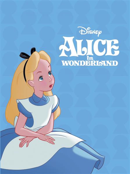 آلیس در سرزمین عجایب طرح پوستر آبی