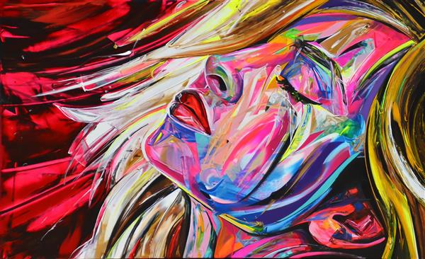 نقاشی خواب و رویاهای رنگارنگ