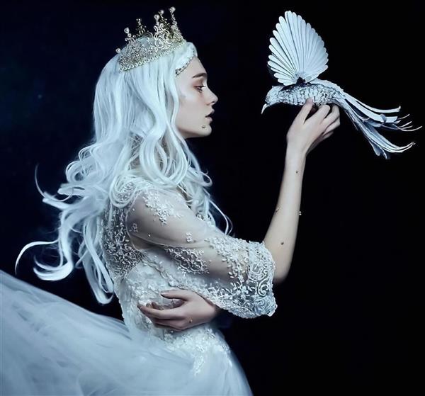 پرنسس جادویی زمستان و پرنده