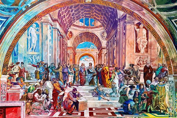 نقاشی سالن سگنچورا در واتیکان اثر رافائل