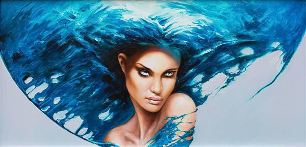 الهه دریا و آب اثر هنری