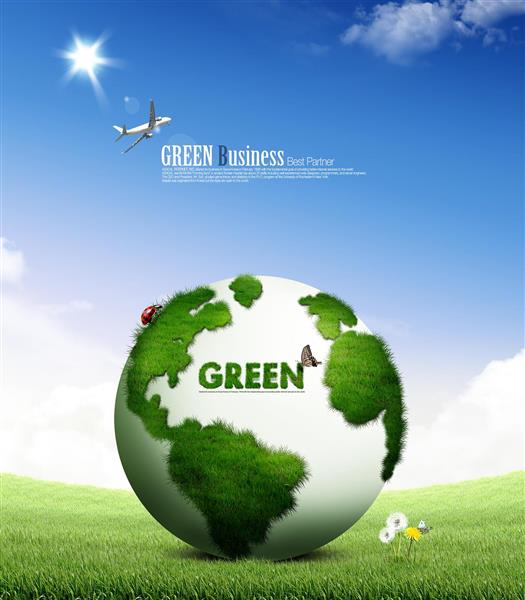 قالب بروشور و کاتالوگ کسب و کار تجارت سبز