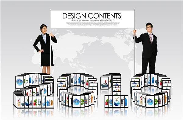 طراحی کاتالوگ تجاری محتوای طراحی