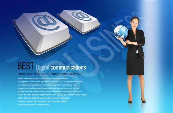 قالب لایه باز بروشور و کاتالوگ کسب و کار بهترین ارتباطات دیجیتال