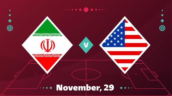 بازی فوتبال ایران و آمریکا 2022 گروه ب رقابت های قهرمانی جهان فوتبال مقابل