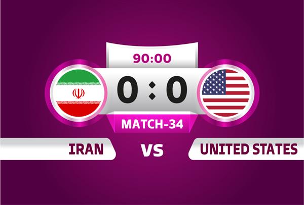 ایران و ایالات متحده آمریکا فوتبال جهان 2022 گروه ب مسابقات جهانی فوتبال
