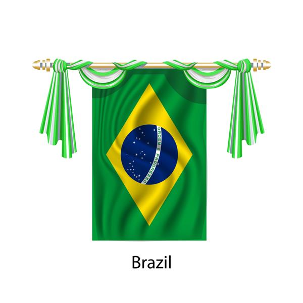 تصویر وکتور پرچم برزیل