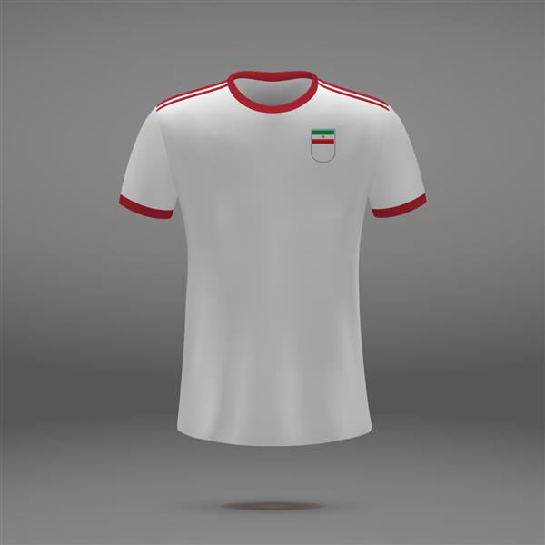 کیت فوتبال ایران قالب پیراهن برای پیراهن فوتبال