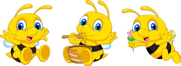 مجموعه کارتونی خنده دار زنبور عسل