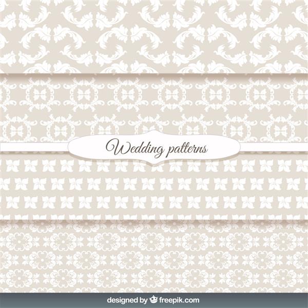 کاغذ دیواری زینتی الگوهای عروسی